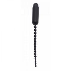 Dark Rod Vibrating Beaded Silicone Sound