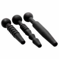 Dark Rods 3 Piece Silicone Penis Plug Set