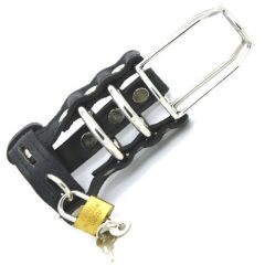 Black Leather Stallion Guard - Clearance