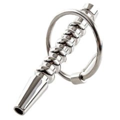 Ribbed Shorty Penis Plug & Glans Ring