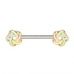 Pastel Flower Pinwheel Nipple Bar