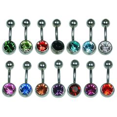 Clearance - Gem Set Curved Barbell