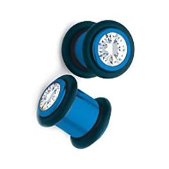 Clearance - Titanium Double Gem Set Plug
