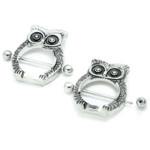 Antique Owl Nipple Rounder