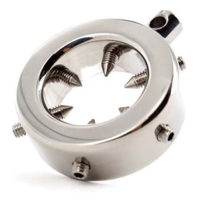 Glans Ring with Spikes and Weight Hanger